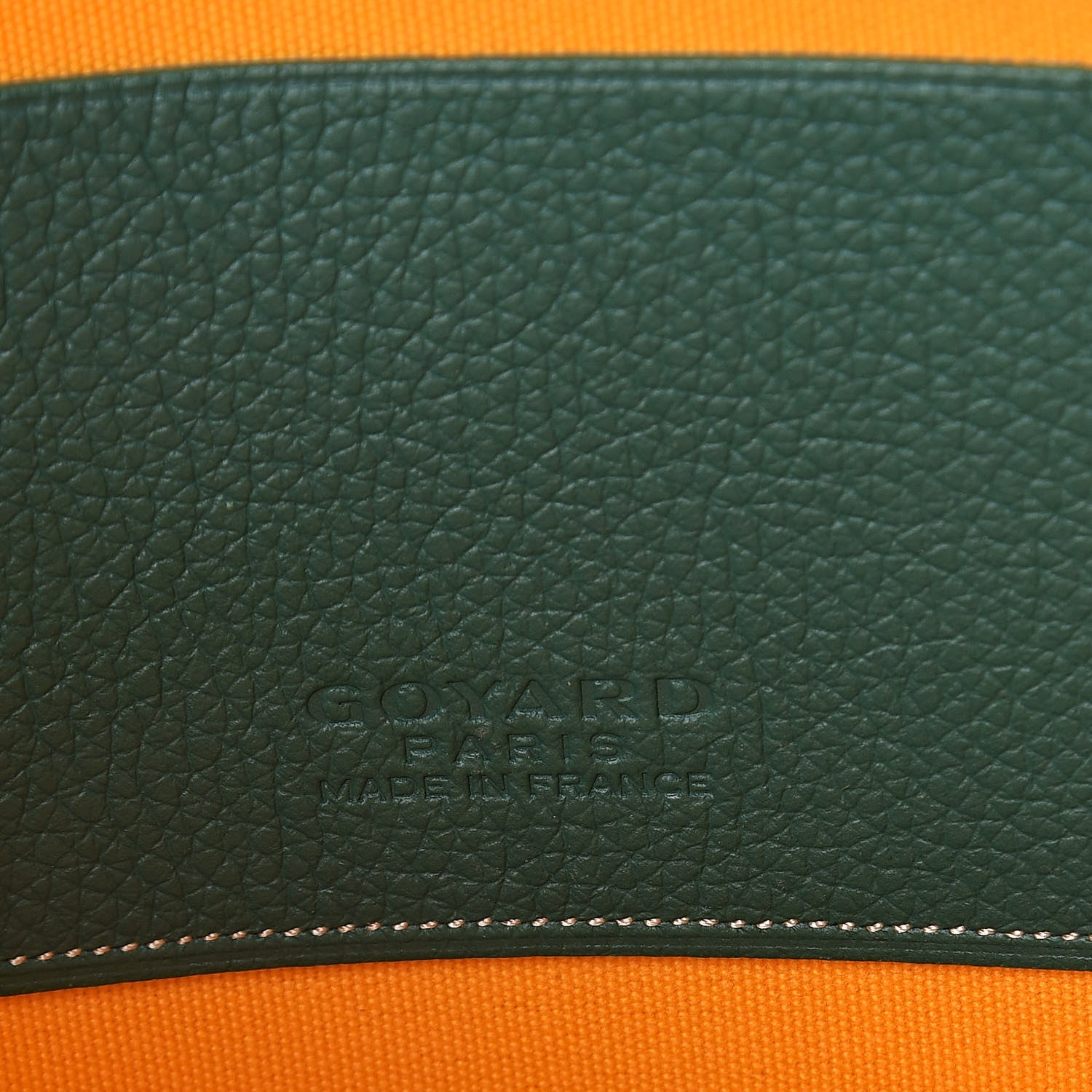 Goyard Goyardine Senat Pochette MM Green 6 of 7
