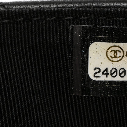 Chanel Lambskin Quilted Wallet On Chain WOC Black 8 of 13