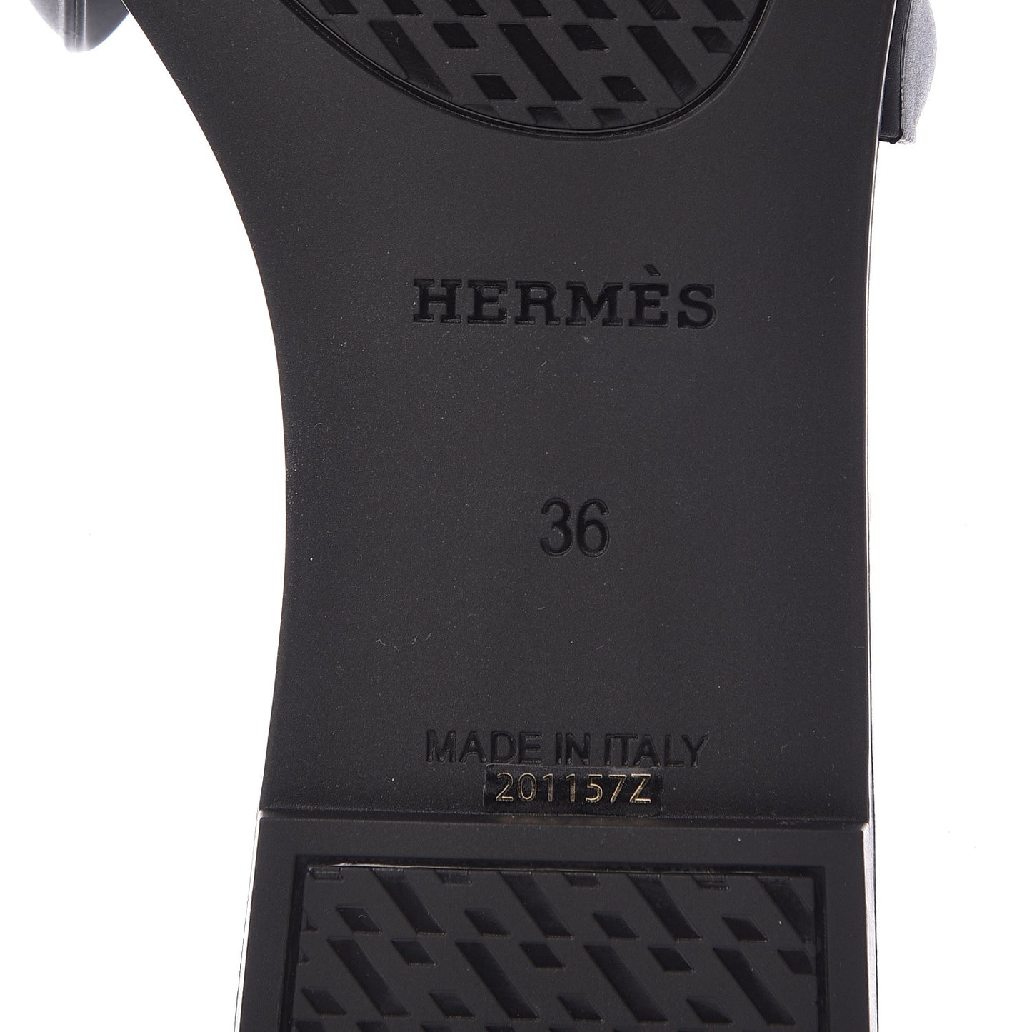 Rubber Aloha Sandals 36 Black
