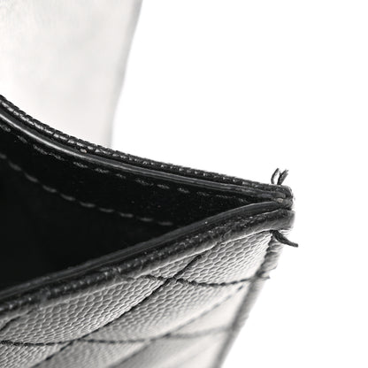 Saint Laurent Grain De Poudre Textured Mixed Matelasse Triquilt Medium Monogram Satchel Black 12 of 12