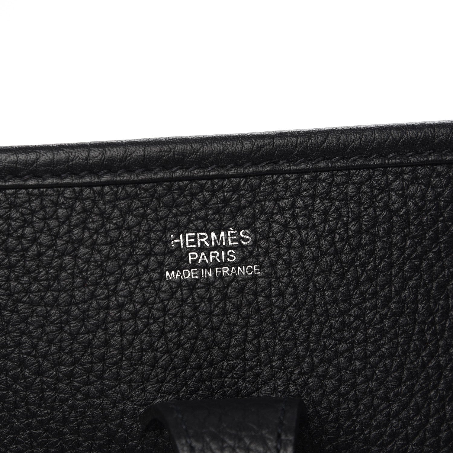 Hermes Taurillon Clemence Evelyne III PM Black 6 of 7