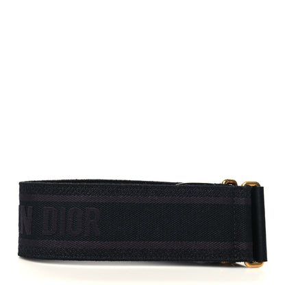 Christian Dior Canvas Embroidered Large Book Belt 75 30 Anthracite 2 of 5