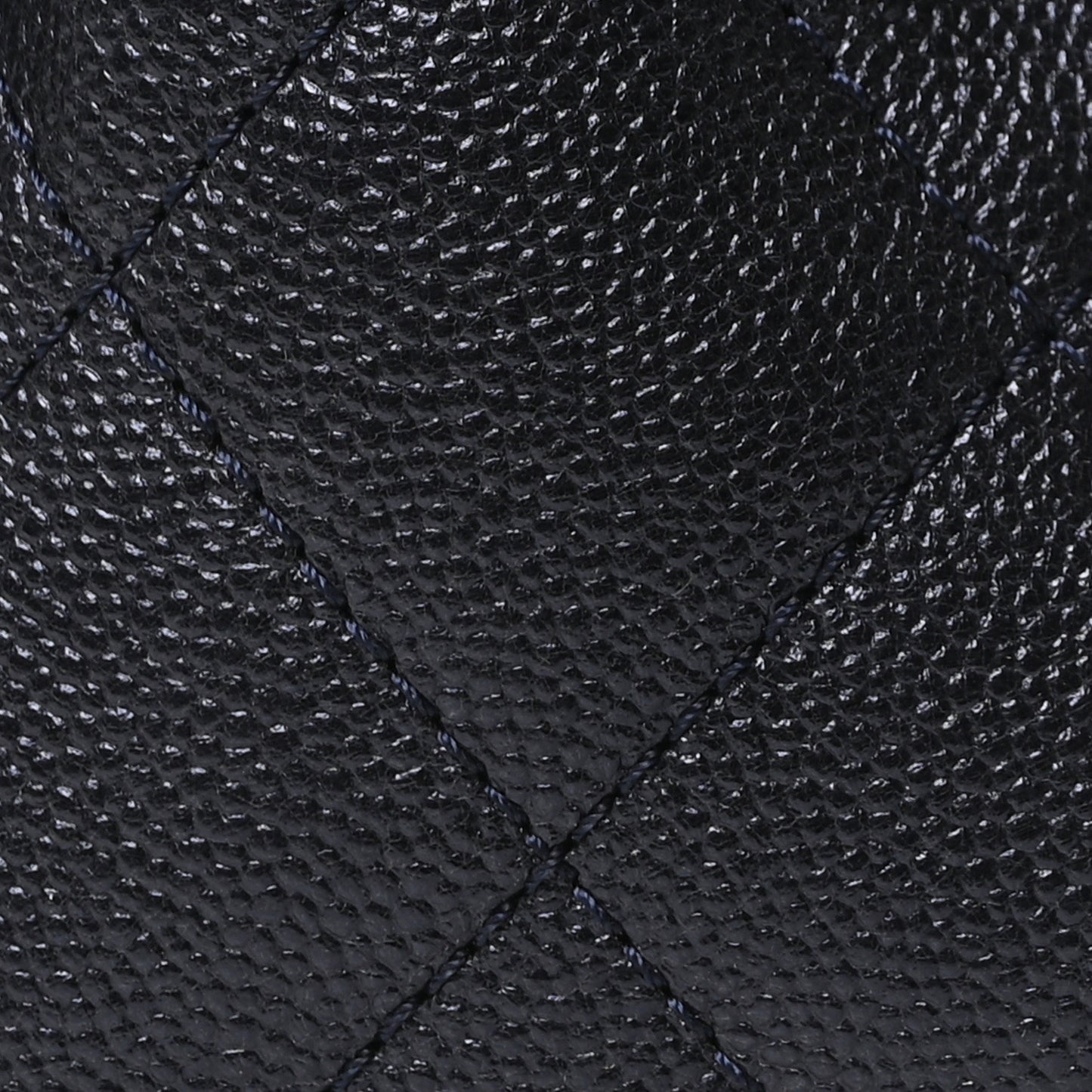Metallic Caviar Quilted Mini Chanel 25 Handbag Dark Blue