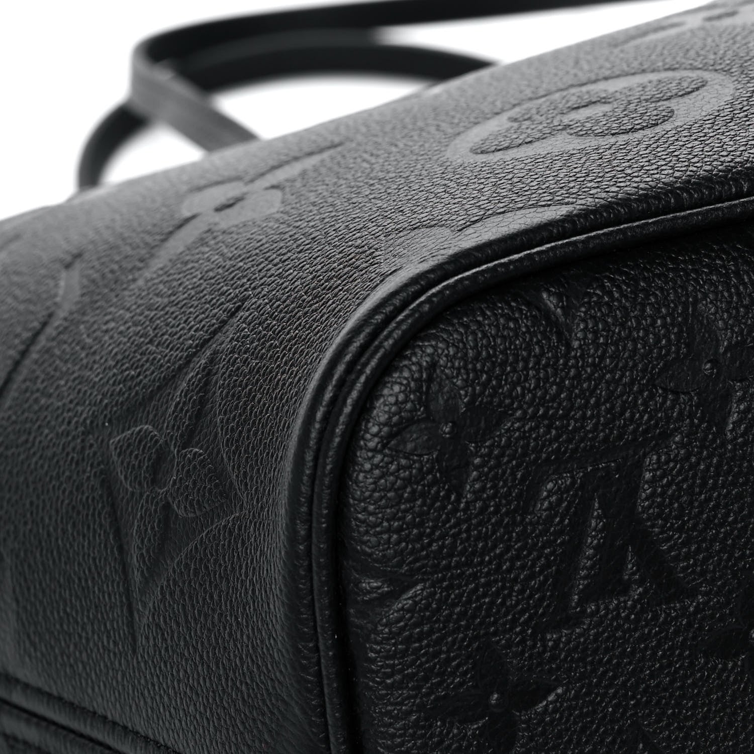 Louis Vuitton Empreinte Monogram Giant Neverfull MM Black 9 of 11