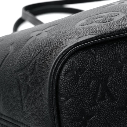 Louis Vuitton Empreinte Monogram Giant Neverfull MM Black 9 of 11