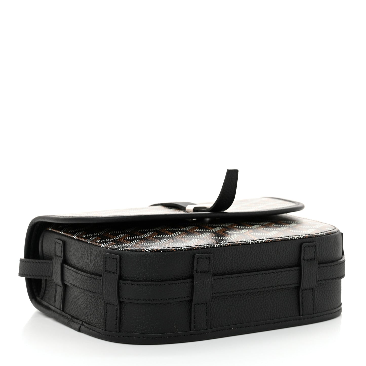 Goyardine Belvedere II PM Messenger Bag Black