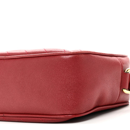 Gucci Sakai Be Green Calfskin Diagonal Stitched Small Blondie Shoulder Bag Rosso 10 of 10