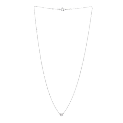 Tiffany Platinum Diamond .20ct Elsa Peretti Diamonds by the Yard Pendant Necklace 3 of 6