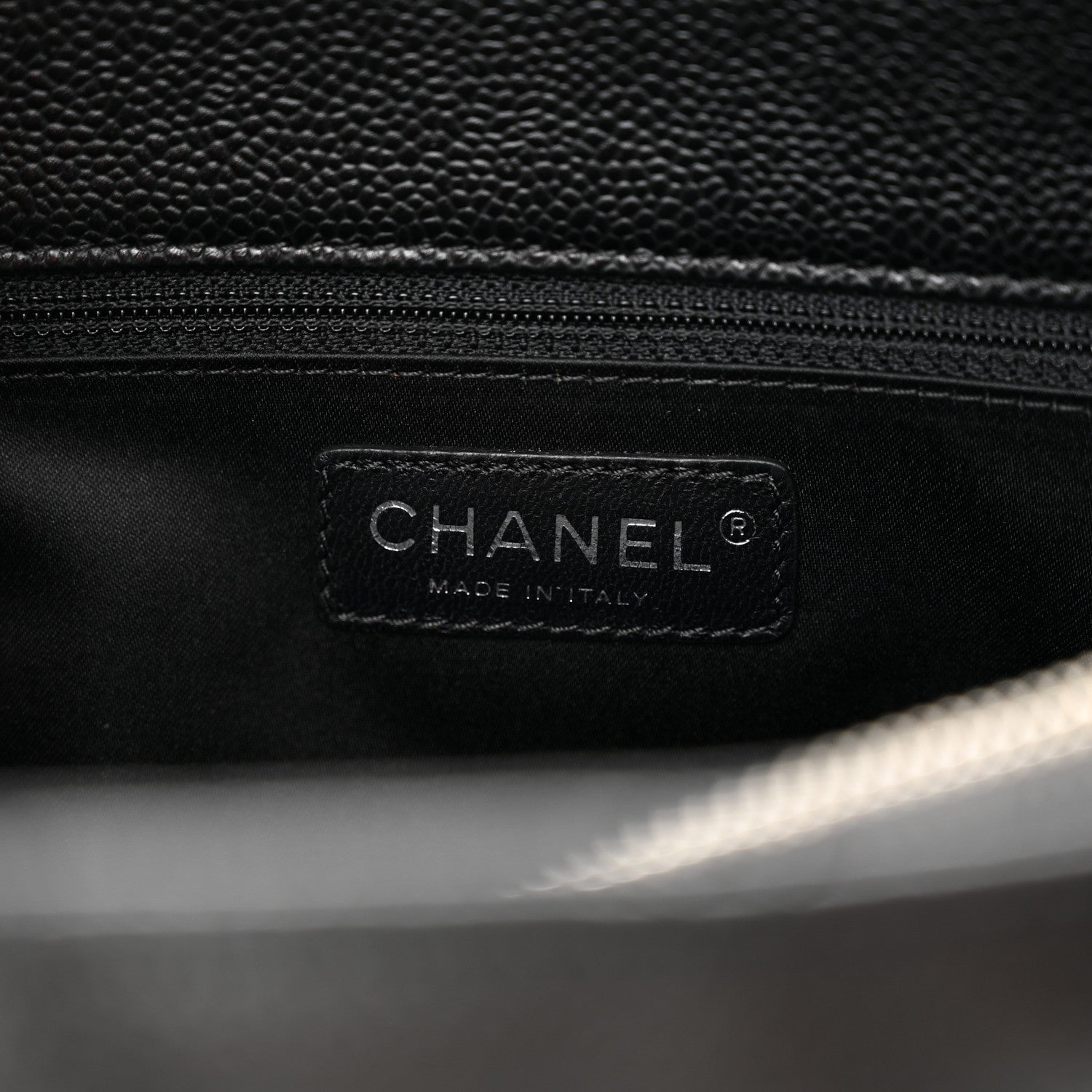 Chanel Caviar Quilted Grand Shopping Tote GST Black 6 of 12