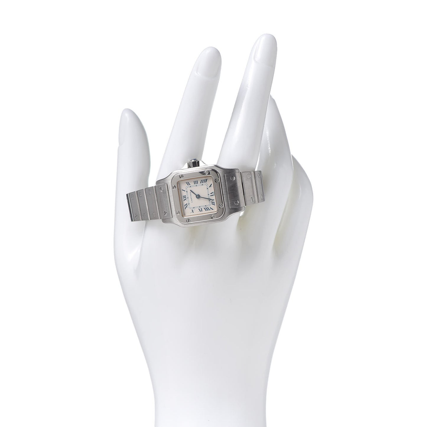 Stainless Steel 24mm Santos de Cartier Galbee Quartz Watch