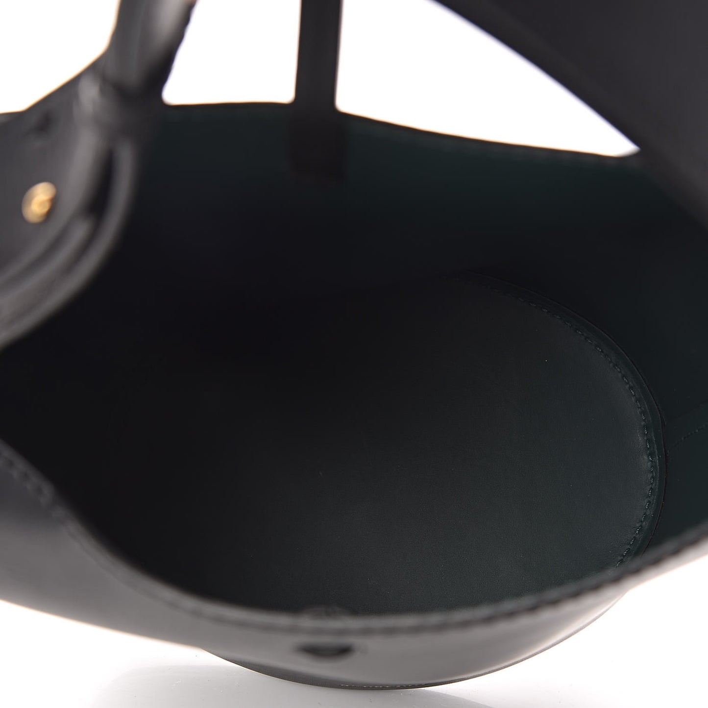 Supple Calfskin Medium Bucket Black