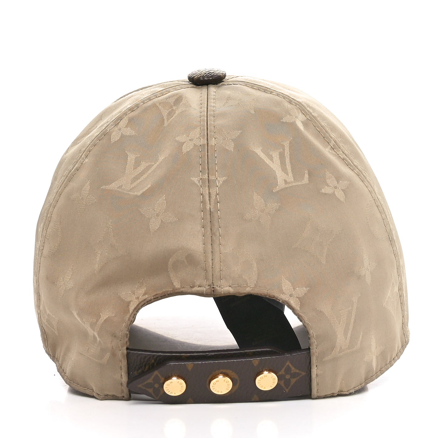 Monogram Polyester Silk LV Get Ready Cap M Beige