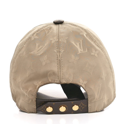 Louis Vuitton Monogram Polyester Silk LV Get Ready Cap M Beige 6 of 10