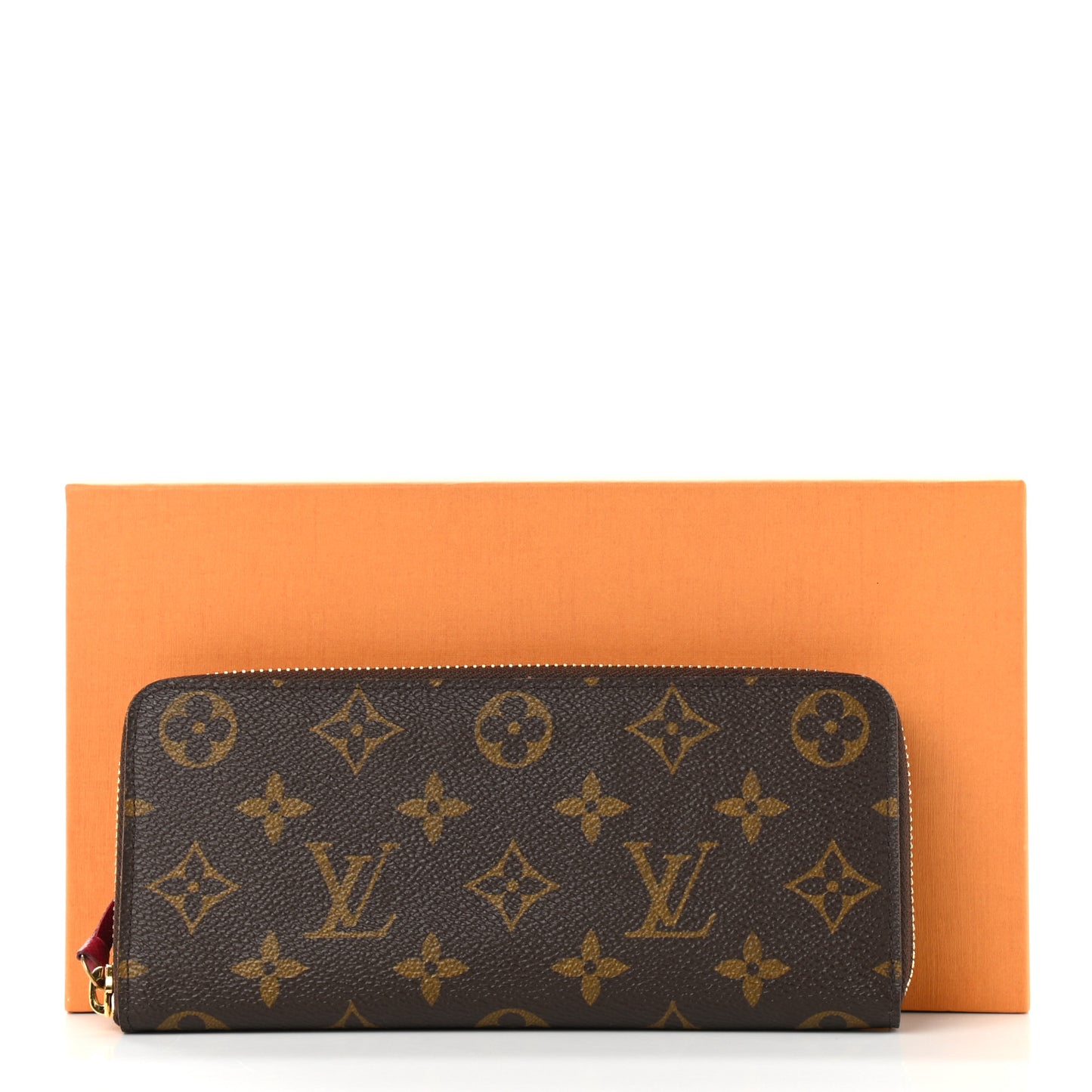 Monogram Clemence Wallet Fuchsia