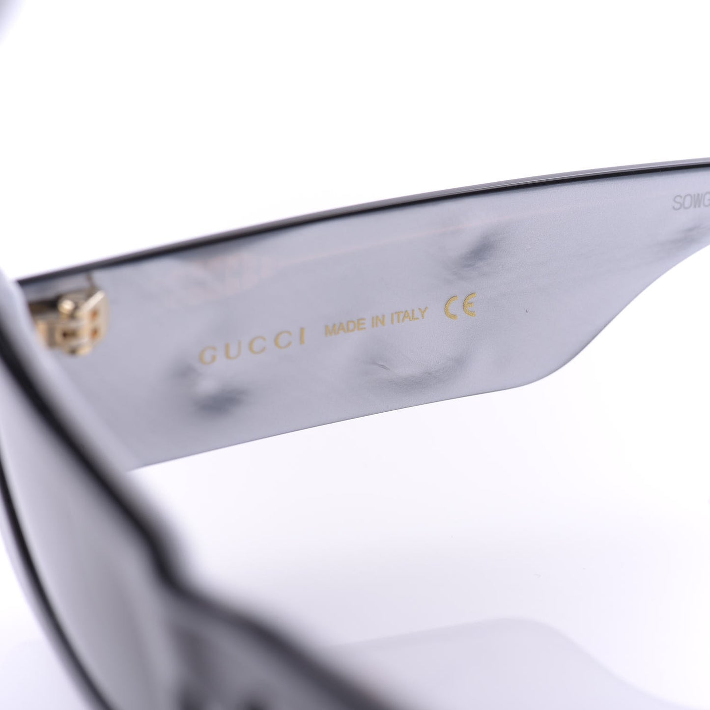 Acetate Rectangular Sunglasses GG0516S Black