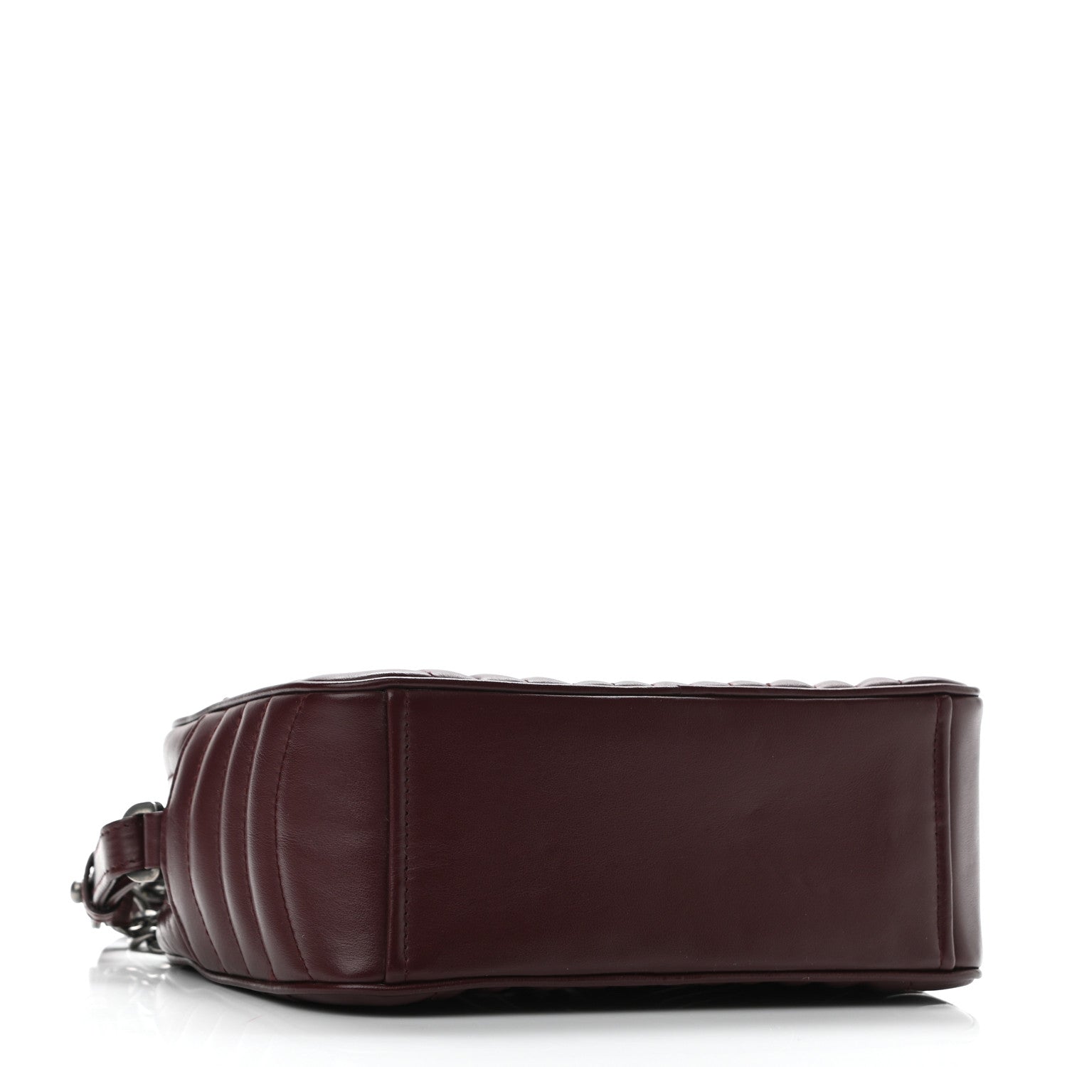 Prada Soft Calfskin Impunture Diagramme Camera Bag Granato 4 of 9