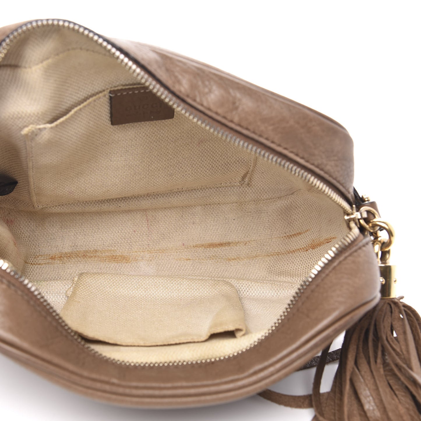 Cellarius Calfskin Small Soho Disco Bag Acero