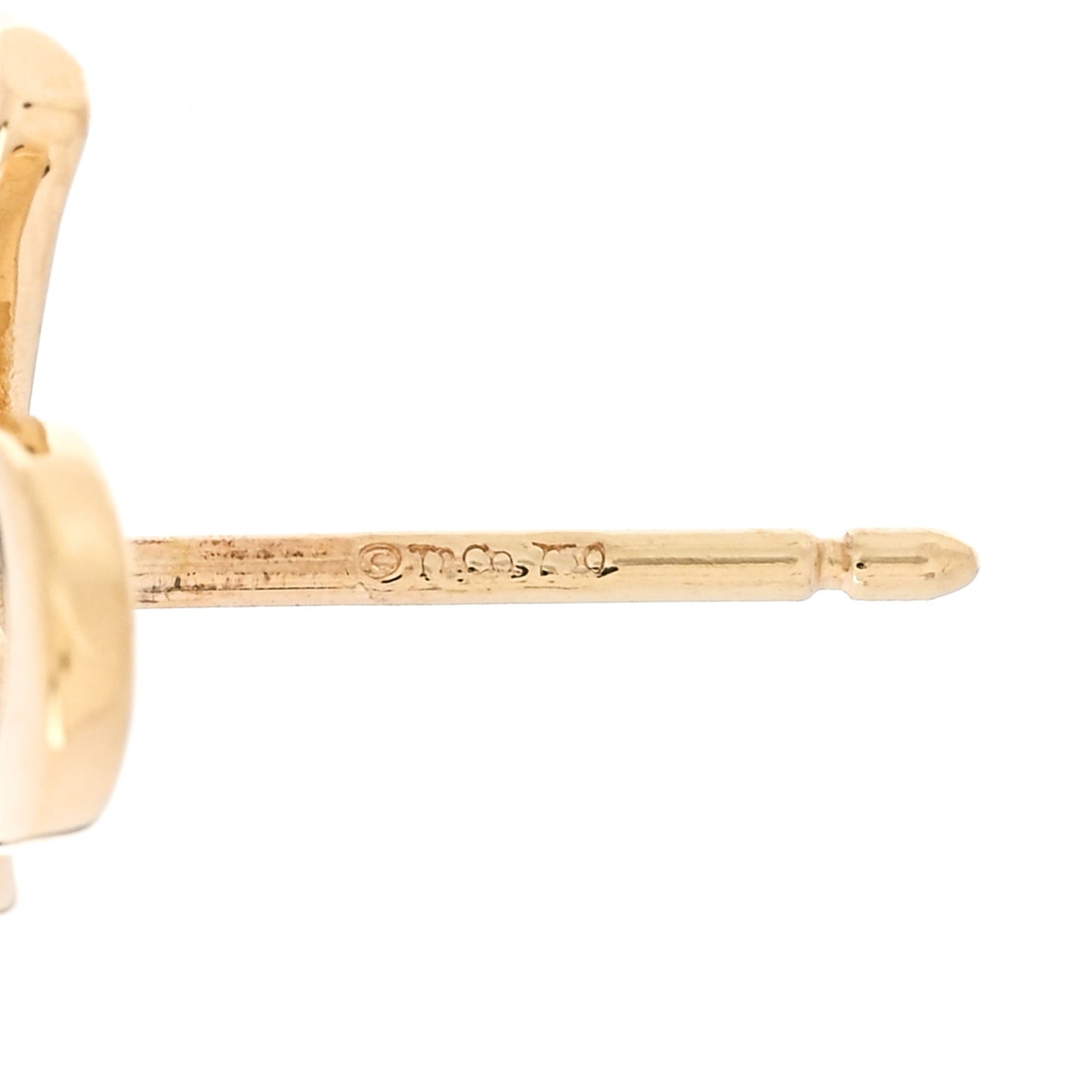 18K Yellow Gold Bow Earrings