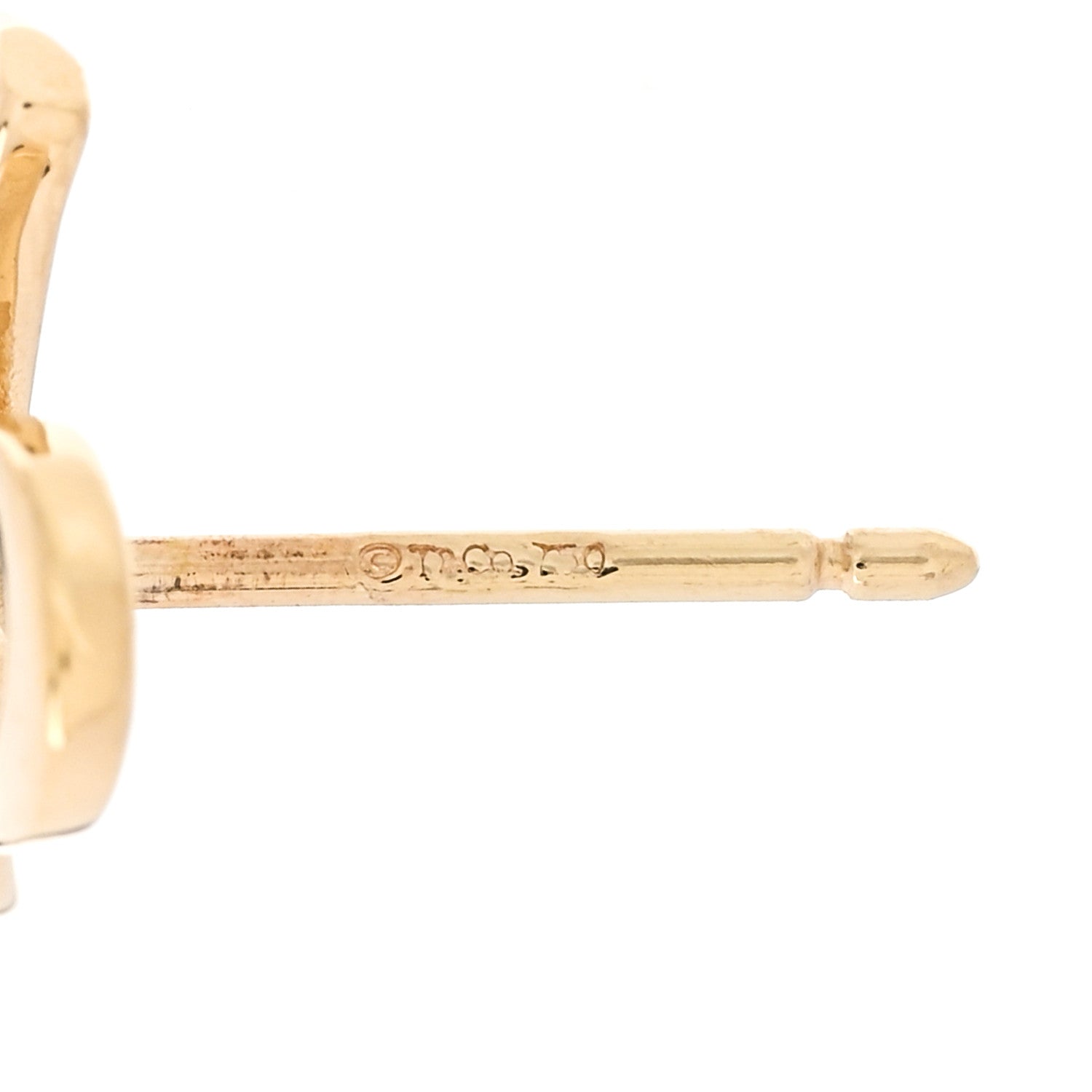 Tiffany 18K Yellow Gold Bow Earrings 4 of 4