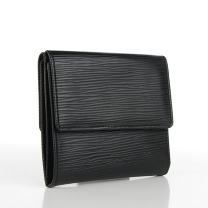 Louis Vuitton Epi Elise Wallet Black 3 of 7
