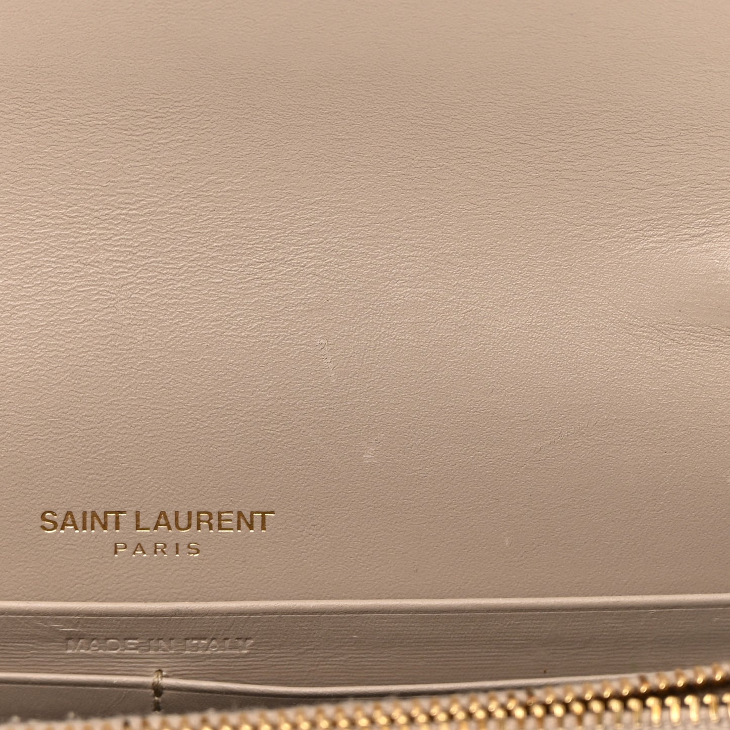 Smooth Calfskin Classic Monogram Kate Tassel Chain Wallet