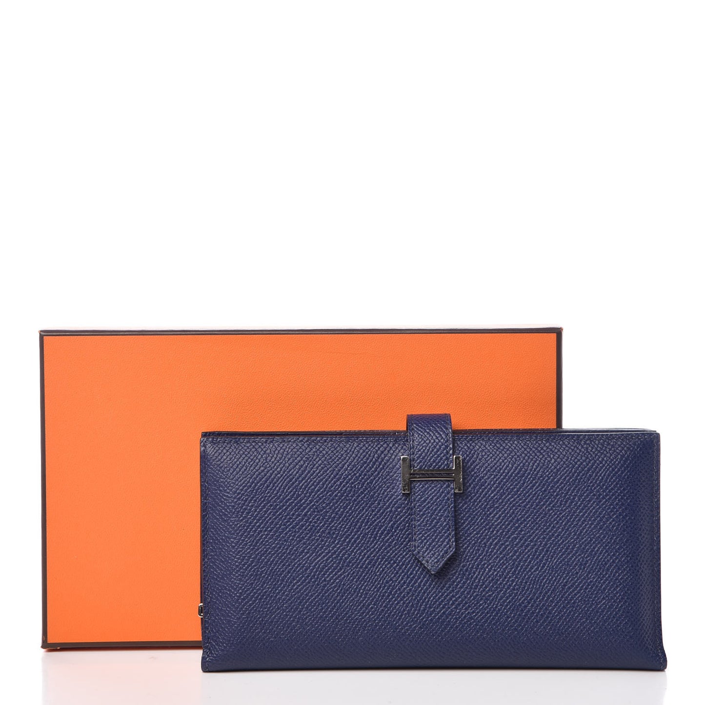 Epsom Bearn Gusset Wallet Bleu Saphir