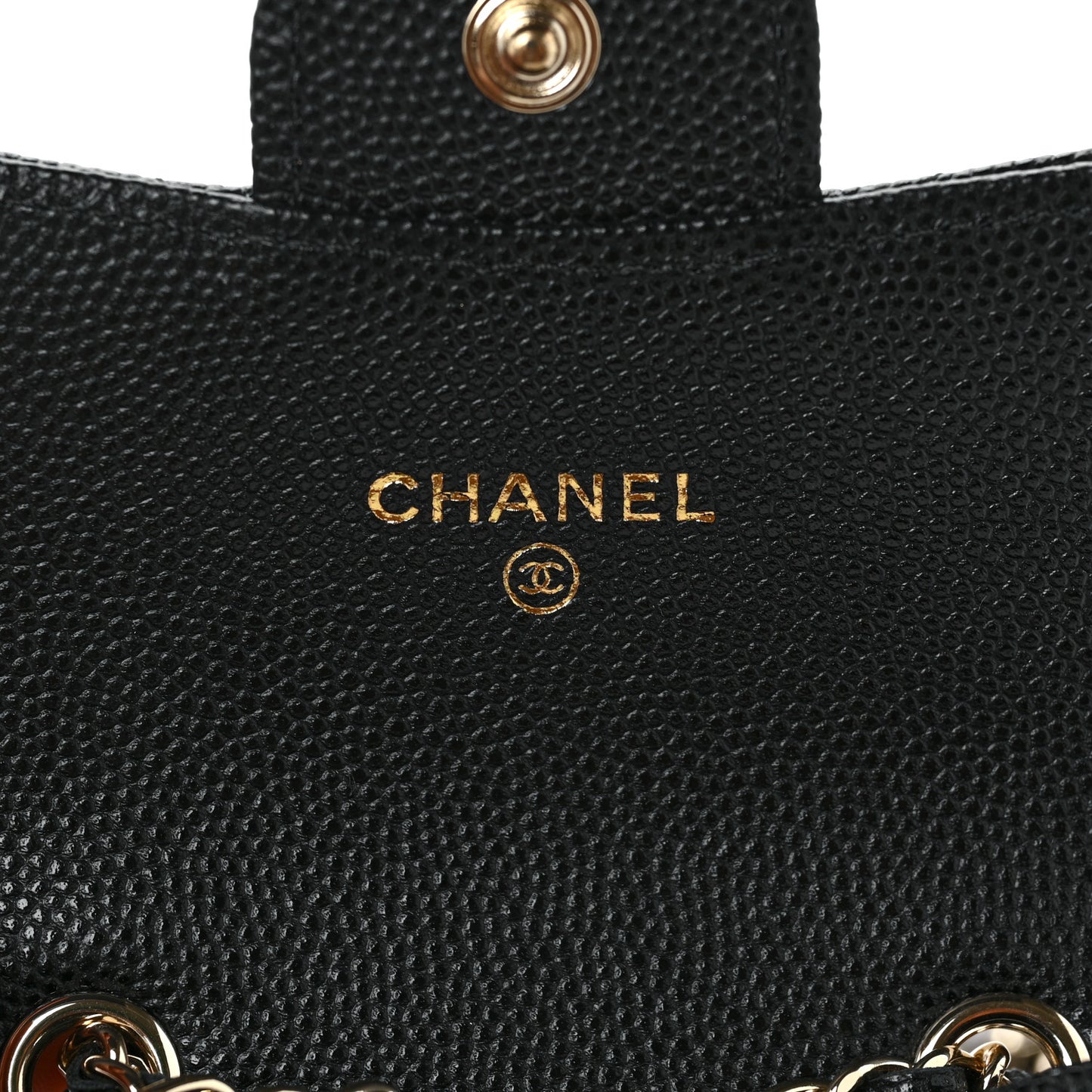 Caviar Quilted Flap Classic Belt Bag Black
