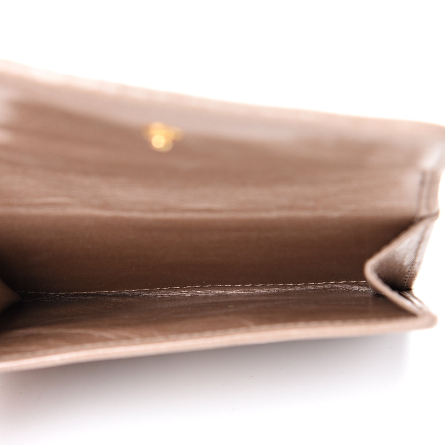 Nappa Matelasse Lux Flap Wallet Cammeo