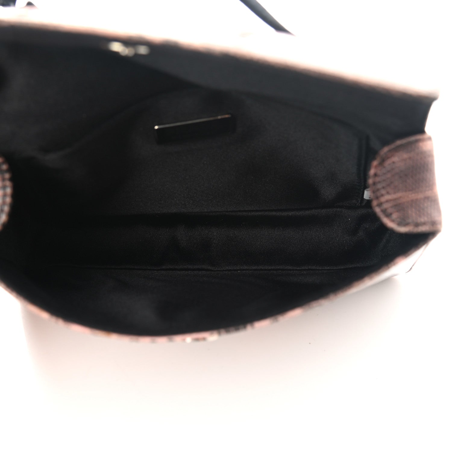 Prada Lizard Satin Strap Clutch Petalo 5 of 7