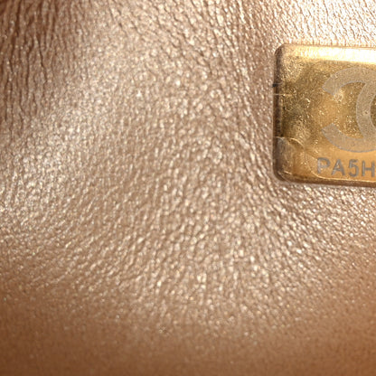 Chanel Mirror Calfskin Metallic Calfskin Quilted Hollywood Boulevard Backpack With Coin Purse Gold 7 of 12