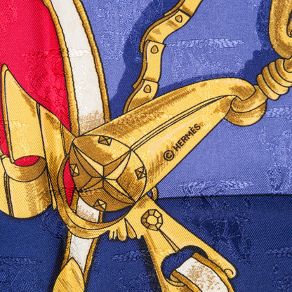 Hermes Jacquard Silk L'Instruction Du Roy Scarf 90 5 of 8