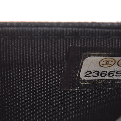 Chanel Caviar Quilted Boy Flap Card Holder Black 8 of 9