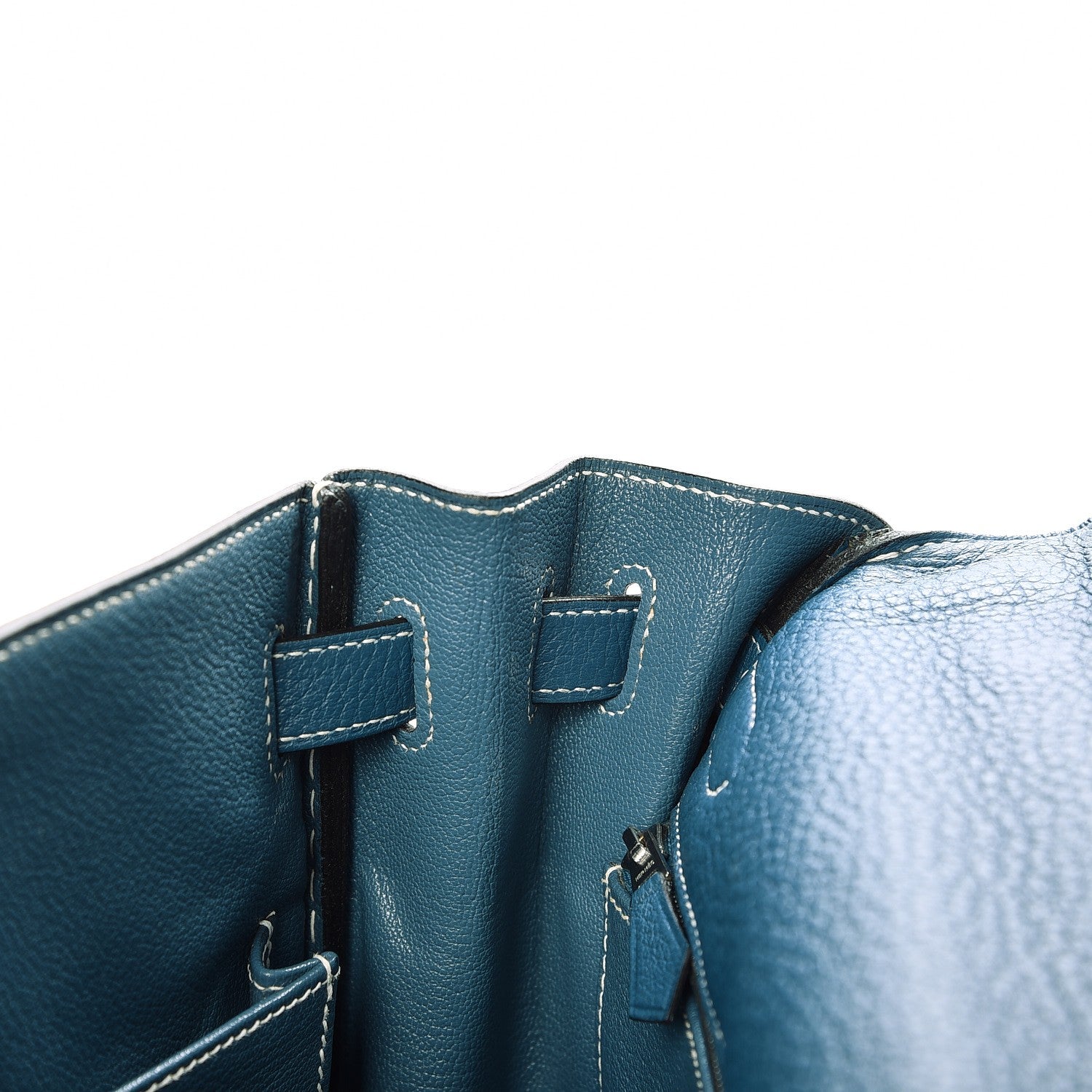 Hermes Taurillon Clemence Kelly Retourne 32 Blue Jean 27 of 40