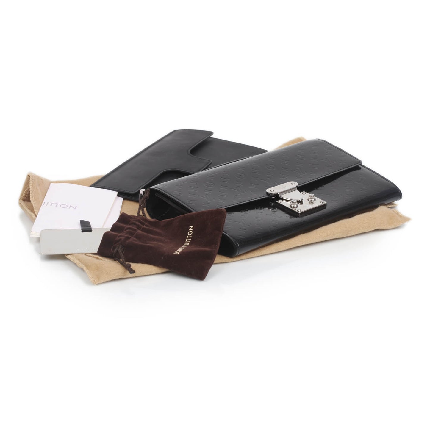 Monogram Glace Anouchka Pochette MM Black