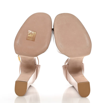 Valentino Garavani Patent Tan-Go 55/155mm Platform Sandals 39 Rose Cannelle 5 of 8