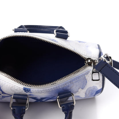 Louis Vuitton Monogram Watercolor Keepall XS Blue 5 of 9