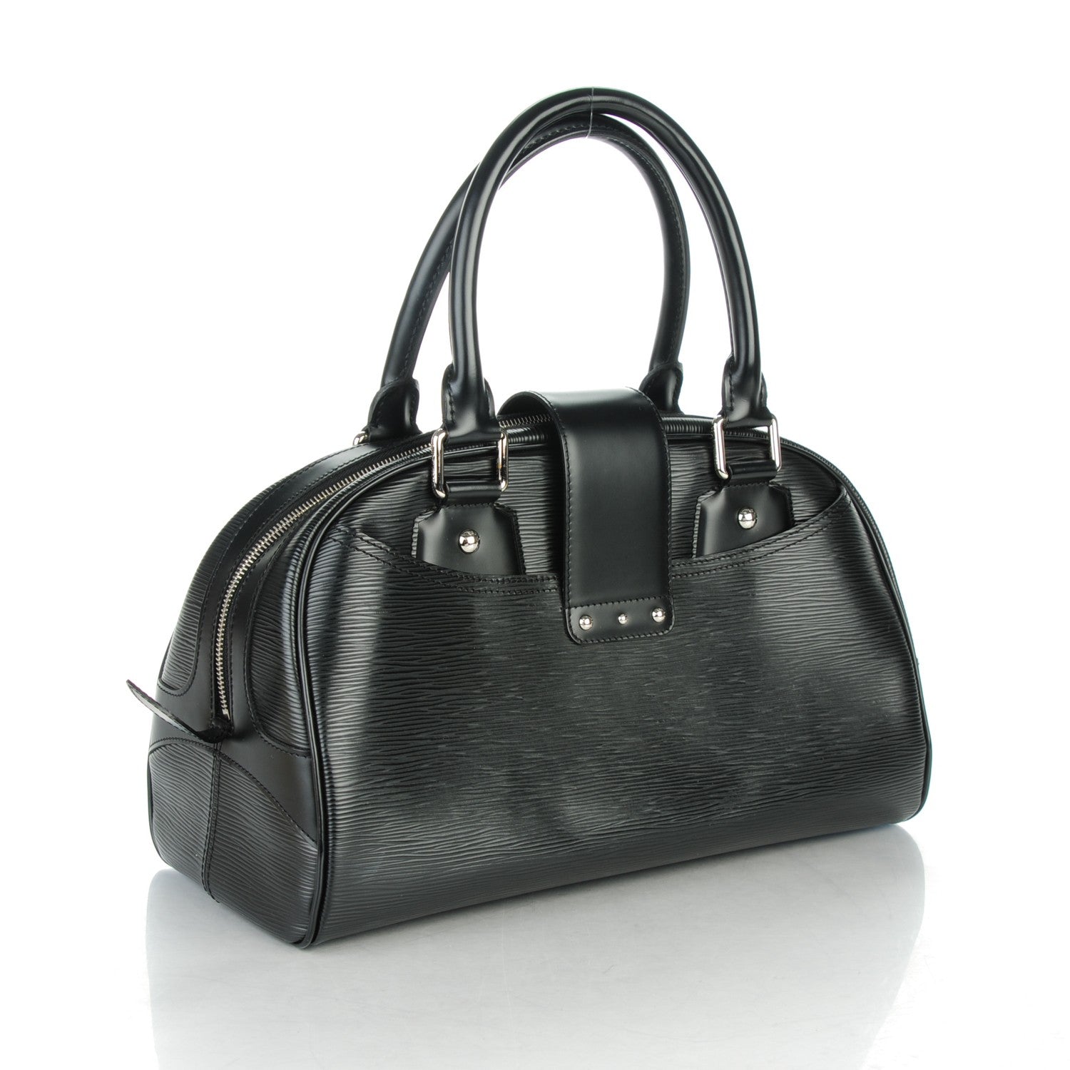 Louis Vuitton Epi Bowling Montaigne GM Black 3 of 8