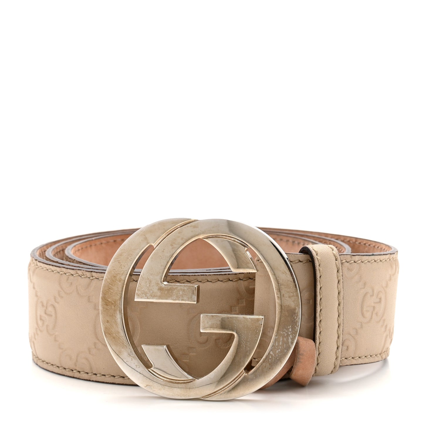 Guccissima Interlocking G Belt 95 38 Off White