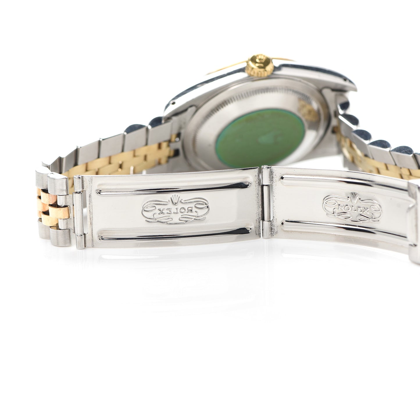 Stainless Steel 18K Yellow Gold Diamond 36mm Oyster Perpetual Datejust Watch Champagne 16233