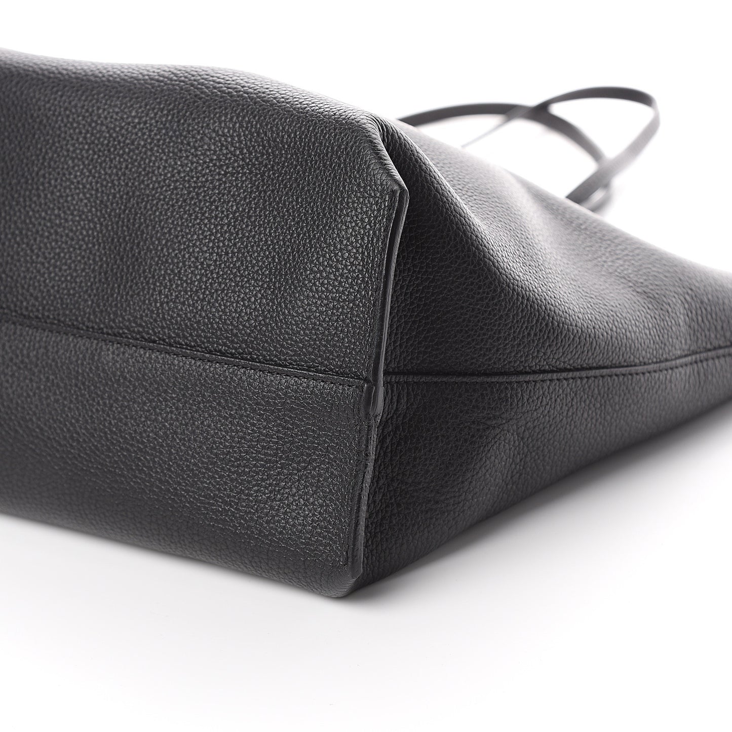 Grained Calfskin Palazzo Medusa Tote Black