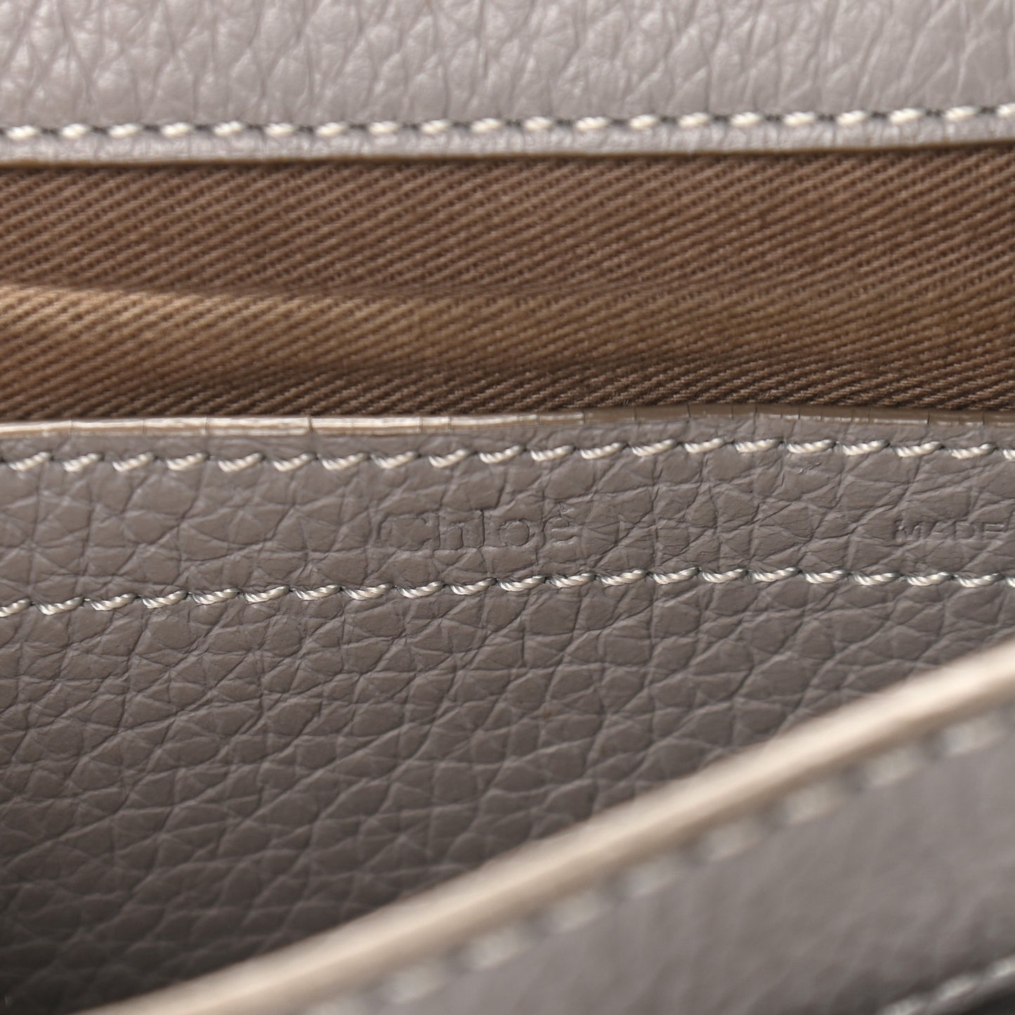 Calfskin Mini Marcie Round Crossbody Bag Cashmere Grey