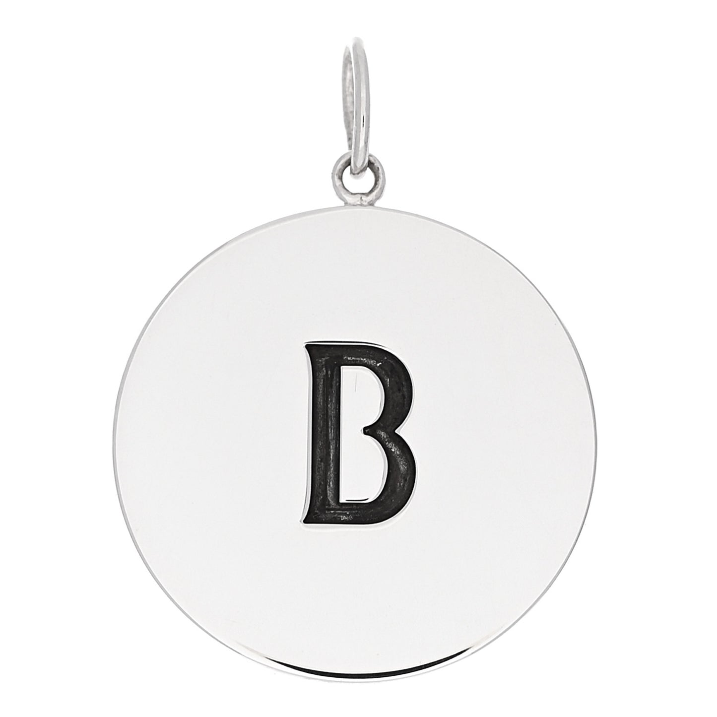 Sterling Silver Block Letter B Charm