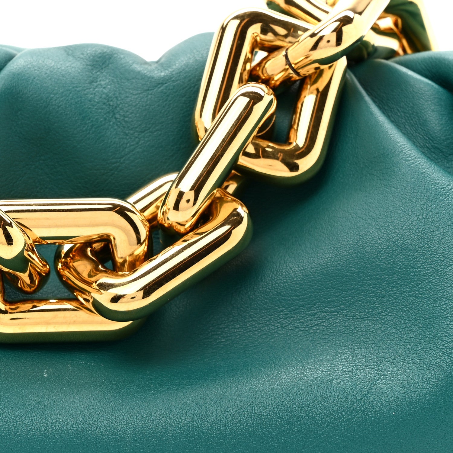 Bottega Veneta Calfskin The Pouch Chain Mallard 8 of 10