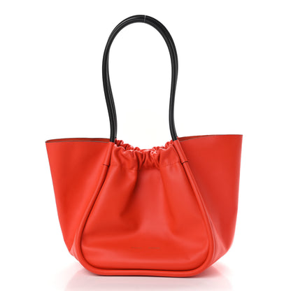 Proenza Schouler Calfskin Large Ruched Tote Red 3 of 11