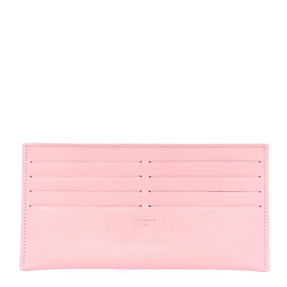 Louis Vuitton Calfskin Felicie Card Holder Insert Rose Ballerine 1 of 4
