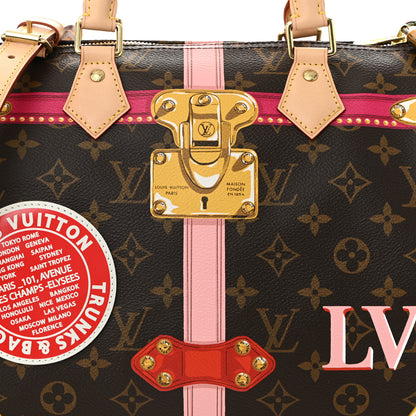 Louis Vuitton Monogram Summer Trunks Speedy Bandouliere 30 8 of 11