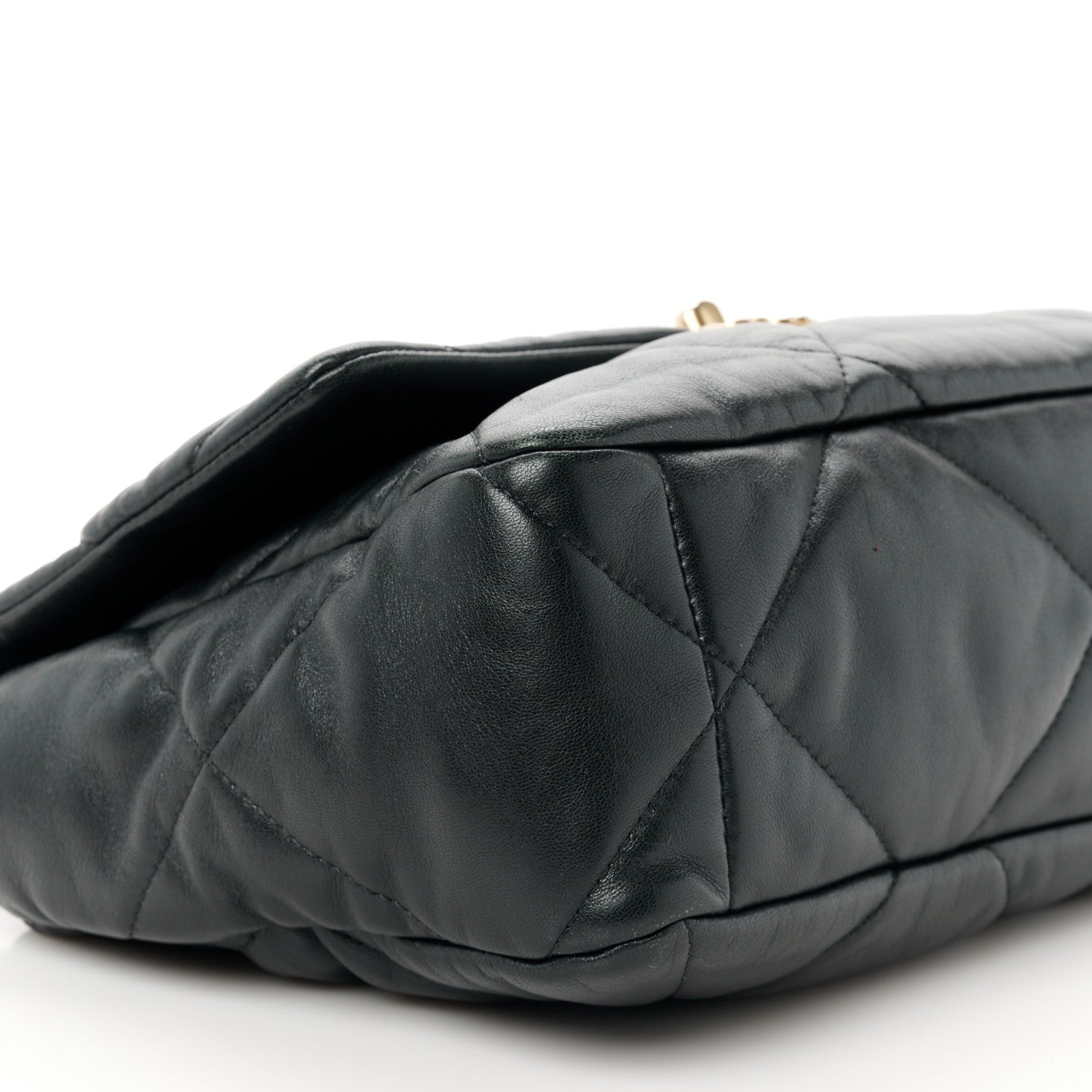 Chanel Lambskin Quilted Large Chanel 19 Flap Black 9 of 11