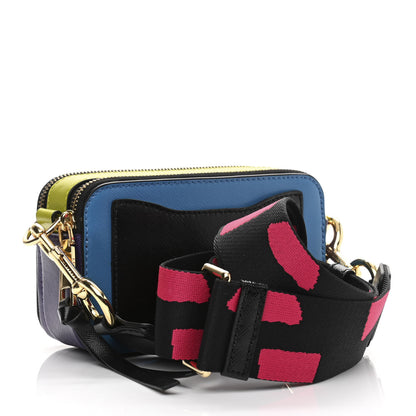 Marc Jacobs Saffiano Small Snapshot Camera Bag Hibiscus Multicolor 2 of 11