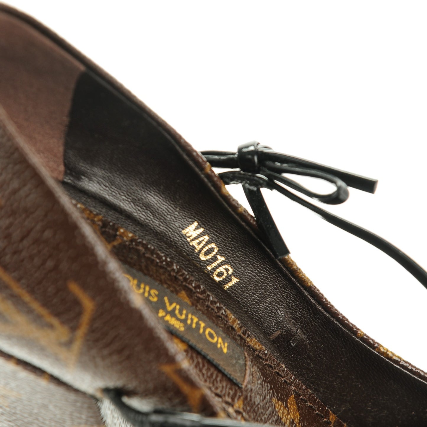Patent Monogram Fetish Vanity Platform Pumps 37