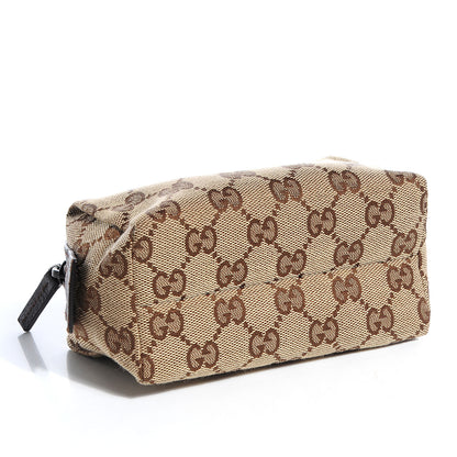 Gucci Monogram Small Balthus Cosmetic Case Beige Ebony Cocoa 4 of 7